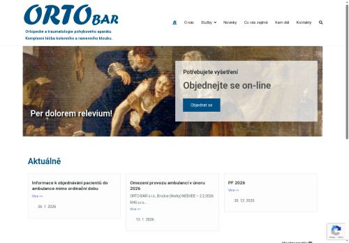 Zobrazit webové stránky Ortopedická a traumatologická ambulance Městská nemocnice Roztoky - MUDr. Roman Bartoš