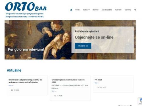 Ortopedická a traumatologická ambulance Městská nemocnice Roztoky - MUDr. Roman Bartoš