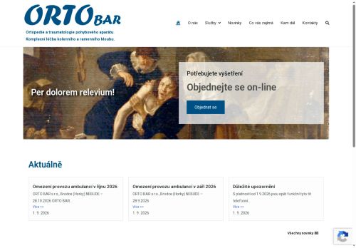 Zobrazit webové stránky Ortopedická a traumatologická ambulance Městská nemocnice Roztoky - MUDr. Roman Bartoš
