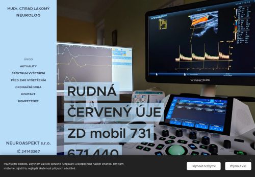 Zobrazit webové stránky Neurologická ambulance - MUDr. Ctirad Lakomý