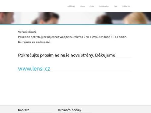 Oční ordinace - MUDr. Eva Pourová