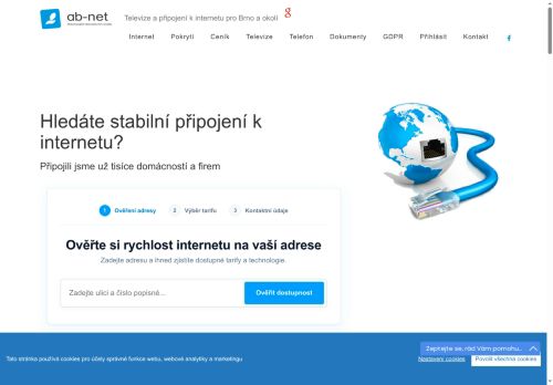Zobrazit webové stránky AB-NET s.r.o.