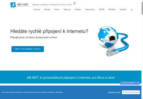 Zobrazit webové stránky AB-NET s.r.o.