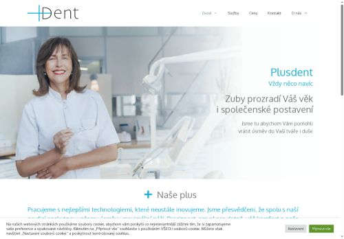 Zobrazit webové stránky Zubní ordinace Plusdent - MUDr. Lenka Landová, MUDr. Eva Formanová
