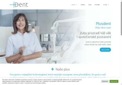 Zobrazit webové stránky Zubní ordinace Plusdent - MUDr. Lenka Landová, MUDr. Eva Formanová
