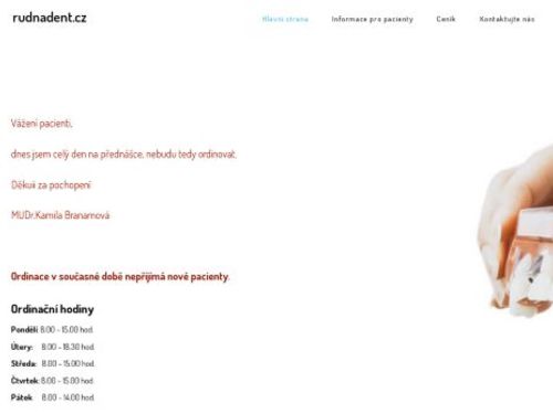 Zubní ordinace Rudnadent - MUDr. Kamila Branamová