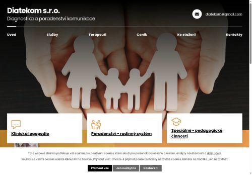 Zobrazit webové stránky Klinická logopedie Diatekom