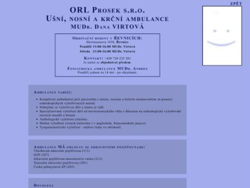ORL - MUDr. Dana Virtová