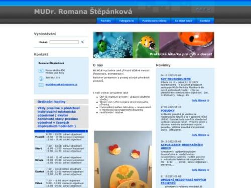 Praktický lékař pro děti a dorost - MUDr. Romana Štěpánková