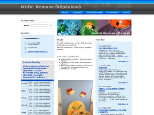 Praktický lékař pro děti a dorost - MUDr. Romana Štěpánková