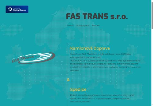 FAS TRANS s.r.o. nabízí práci na pozici Řidič mezinárodní kamionové dopravy v rámci EU v obci Nýřany