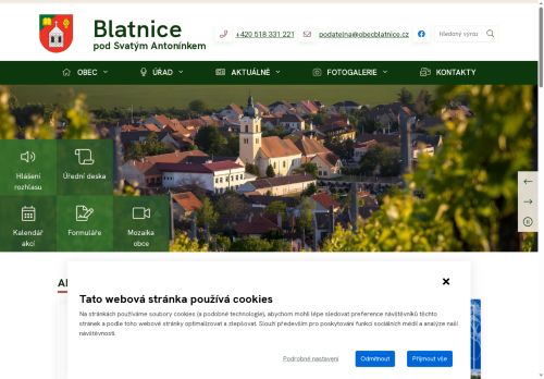Zobrazit webové stránky Obecní úřad Blatnice pod Svatým Antonínkem