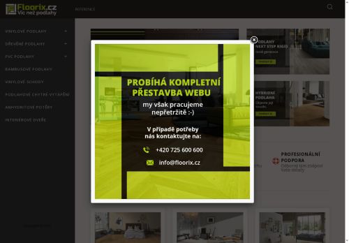 Zobrazit webové stránky Podlahy Tišnov