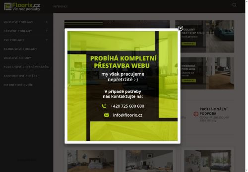 Zobrazit webové stránky Podlahy Tišnov