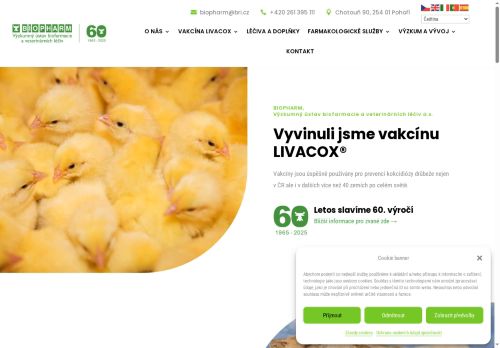 BIOPHARM, Výzkumný ústav biofarmacie a veterinárních léčiv a.s. nabízí práci na pozici Sanitární pracovnice/pracovník ve farmacii v obci Pohoří