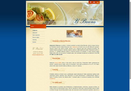 Zobrazit webové stránky Restaurace a penzion U Barona