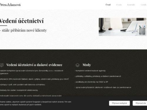 Účetnictví Petra Adamová