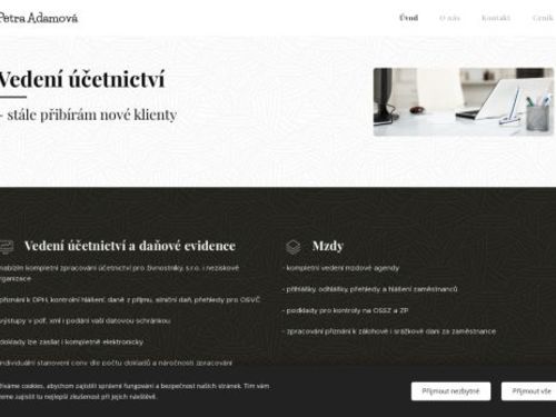 Účetnictví Petra Adamová