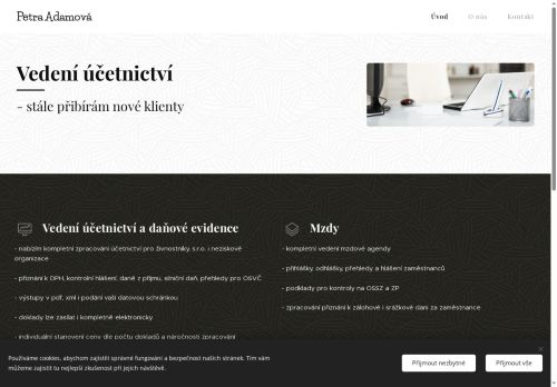 Zobrazit webové stránky Účetnictví Petra Adamová