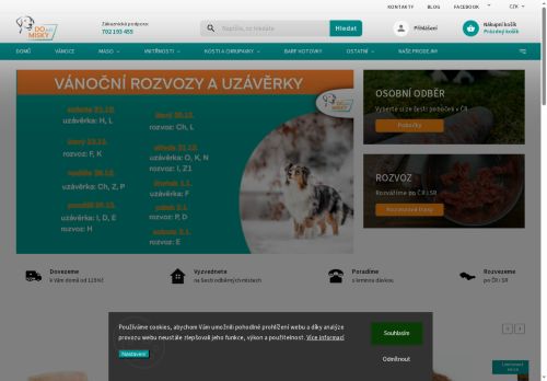 Webové stránky Do psí misky s.r.o., Višňová