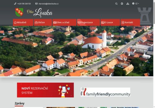 Zobrazit webové stránky Obecní úřad Louka