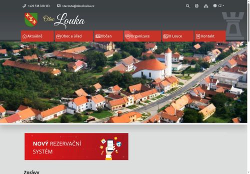 Zobrazit webové stránky Obecní úřad Louka
