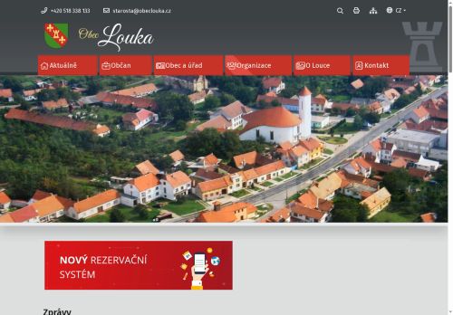 Zobrazit webové stránky Obecní úřad Louka