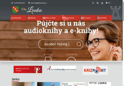 Zobrazit webové stránky Obecní úřad Louka