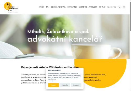 Zobrazit webové stránky Mihalík, Železníková a spol. advokátní kancelář