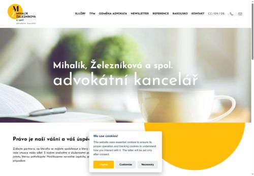 Zobrazit webové stránky Mihalík, Železníková a spol. advokátní kancelář