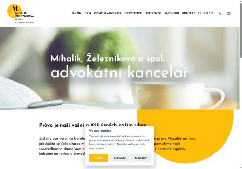 Zobrazit webové stránky Mihalík, Železníková a spol. advokátní kancelář