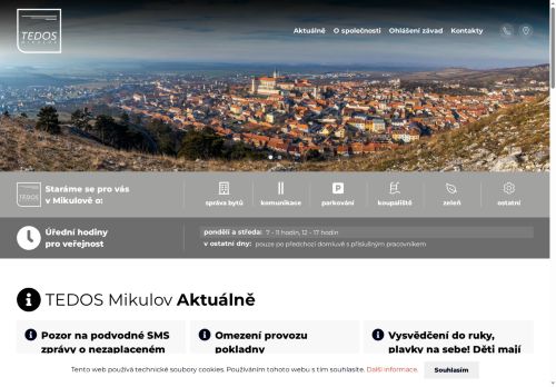 Zobrazit webové stránky TEDOS Mikulov