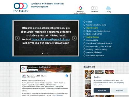 Gymnázium, SOŠ a SOU Mikulov
