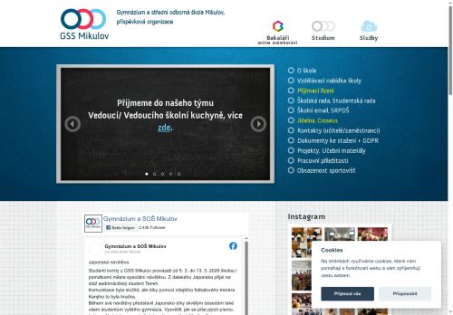 Zobrazit webové stránky Gymnázium, SOŠ a SOU Mikulov
