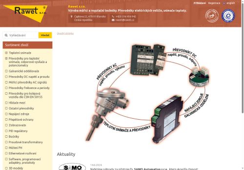 Zobrazit webové stránky Rawet s.r.o.