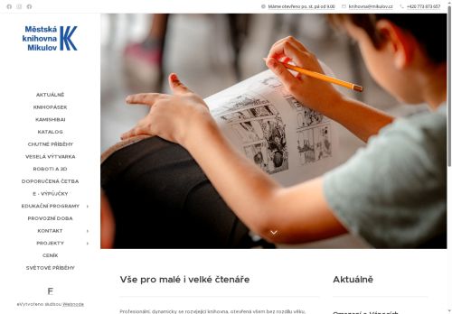 Zobrazit webové stránky Knihovna Mikulov
