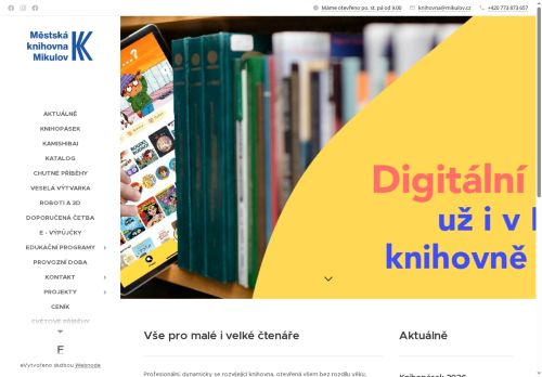 Zobrazit webové stránky Knihovna Mikulov