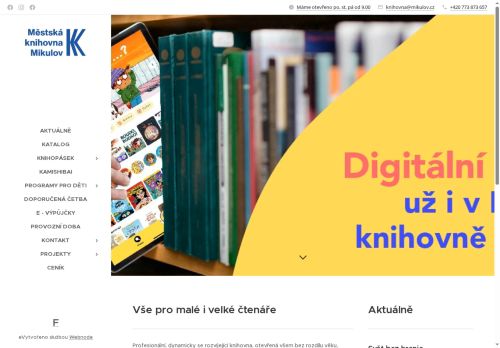 Zobrazit webové stránky Knihovna Mikulov