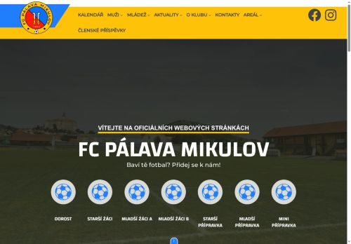 Zobrazit webové stránky FC Pálava Mikulov