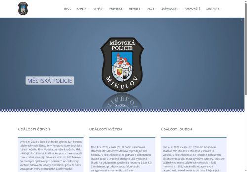 Zobrazit webové stránky Městská policie Mikulov