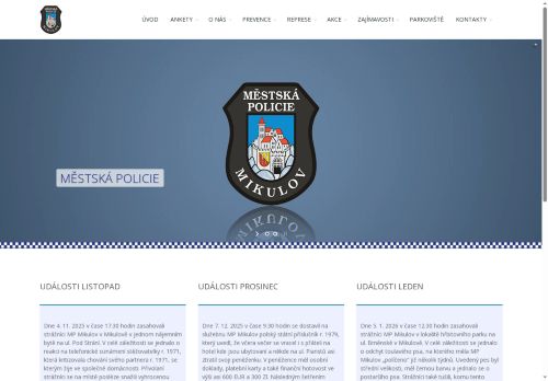 Zobrazit webové stránky Městská policie Mikulov