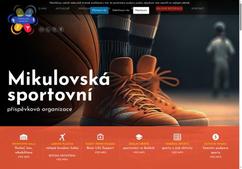 Zobrazit webové stránky Sportovní hala Mikulov