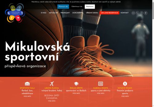 Zobrazit webové stránky Sportovní hala Mikulov