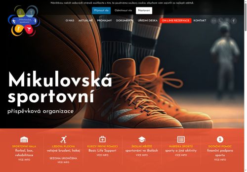 Zobrazit webové stránky Sportovní hala Mikulov