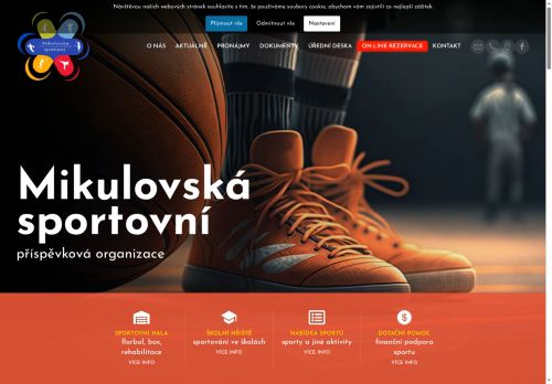 Zobrazit webové stránky Sportovní hala Mikulov