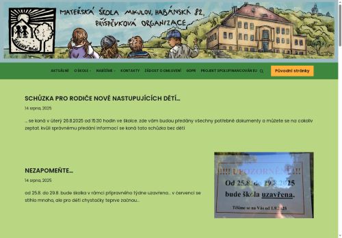 Zobrazit webové stránky Mateřská škola Mikulov 
