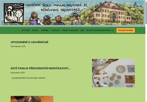 Zobrazit webové stránky Mateřská škola Mikulov 