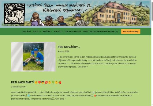 Zobrazit webové stránky Mateřská škola Mikulov 
