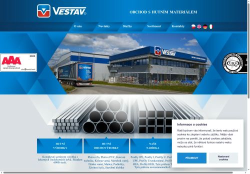 VESTAV Kladno s.r.o. nabízí práci na pozici Skladník/ce v obci Kladno