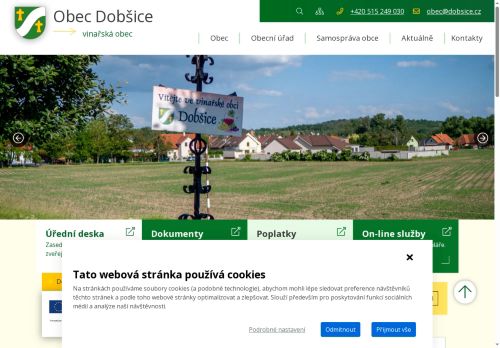Zobrazit webové stránky Obecní úřad Dobšice
